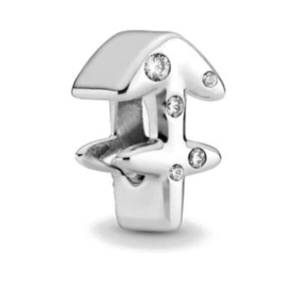Sterling Silver Sparkling Astrology Zodiac Charm - Picture 11 of 13